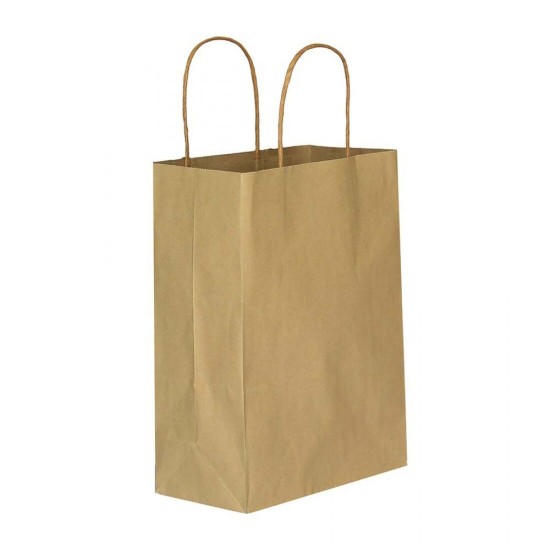 Paper Bag with Auger Handle 11x6x16 100 pcs