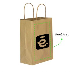 Printed Cardboard Bag Kraft